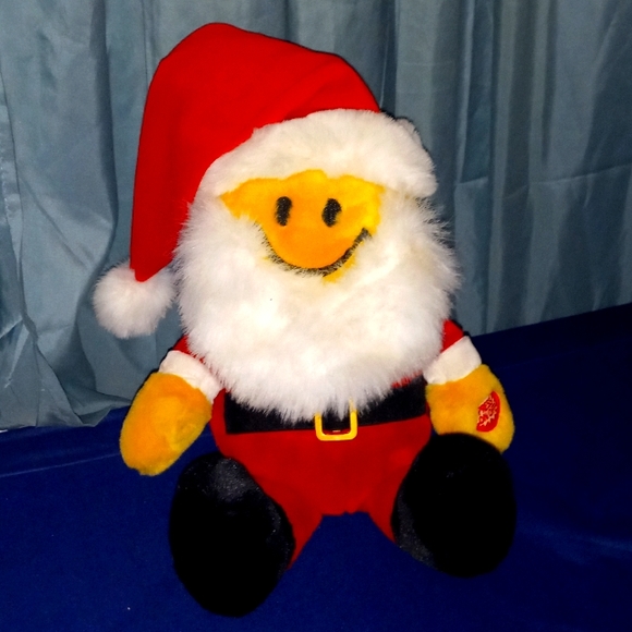 Singing Emoji 14" Santa Plush must see - Picture 1 of 5